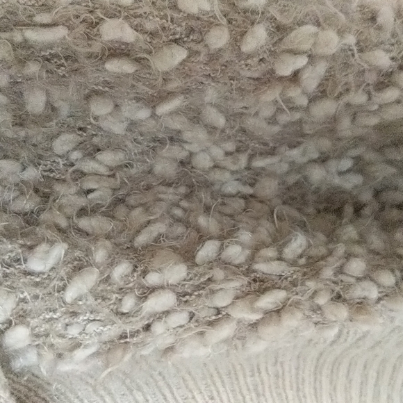 KENSIE Nordstrom Women’s Bobble Knit Faux Shearling Open Draped Vest Size M - Picture 7 of 13